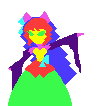 Velina — color blocking idle animation